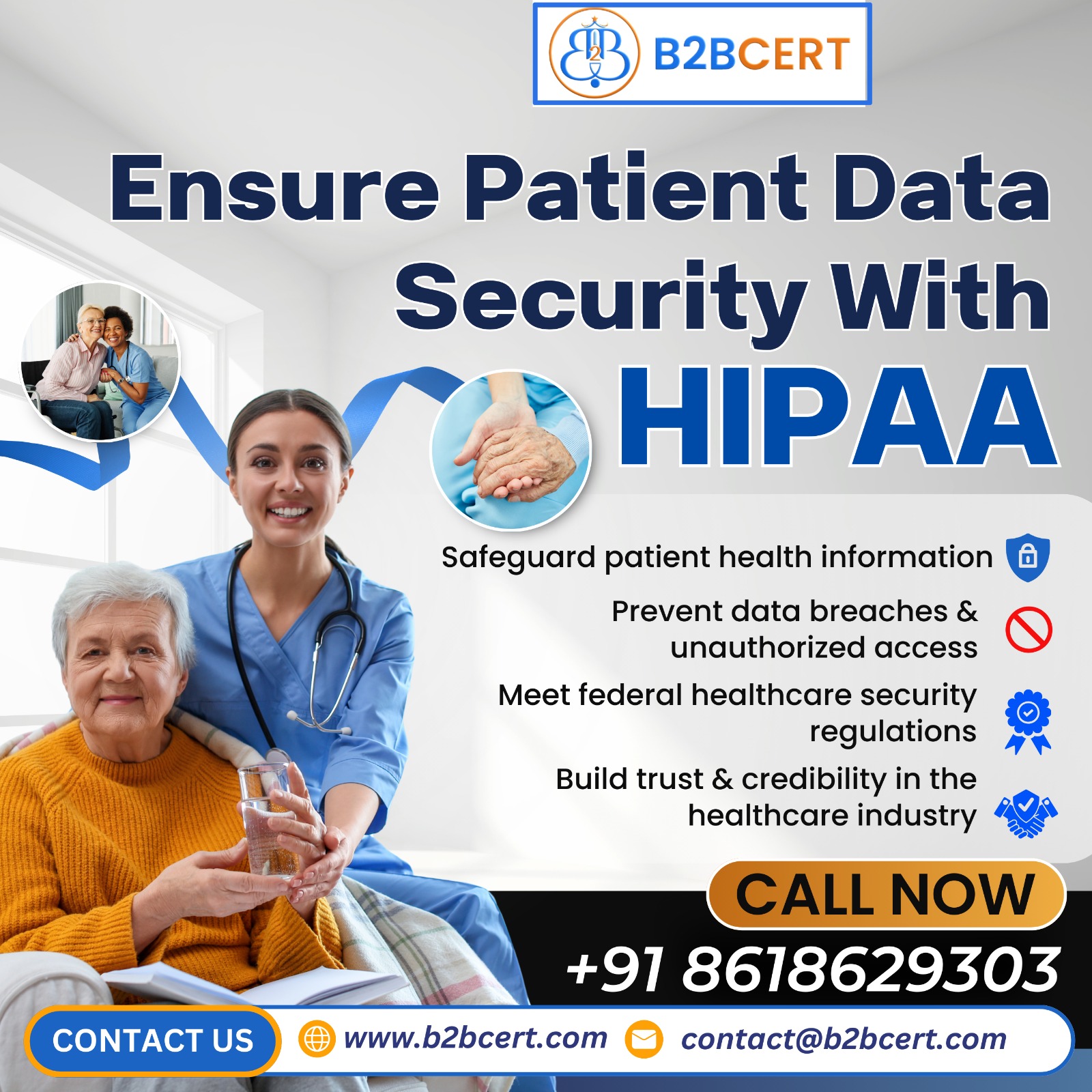 B2BCERT ISO 27001, SOC 2, HIPAA, ISO 42001