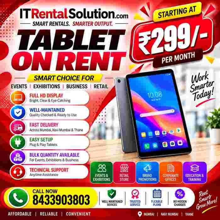 IT Rental Solution Laptop on Rent Start Rs. 800