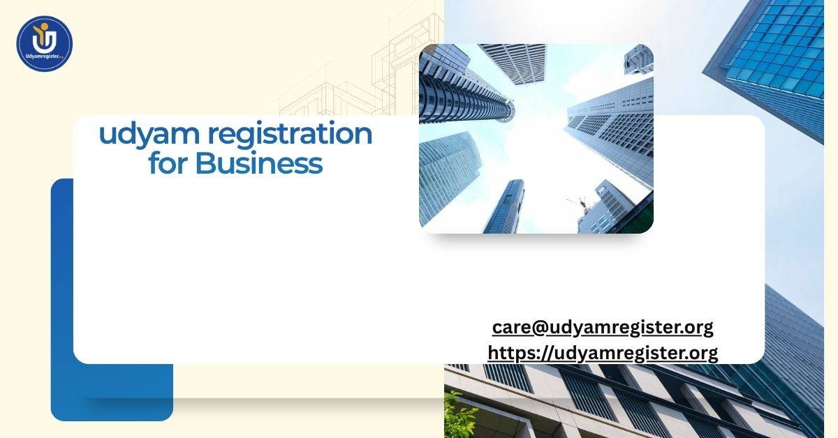 udyam registration for Business